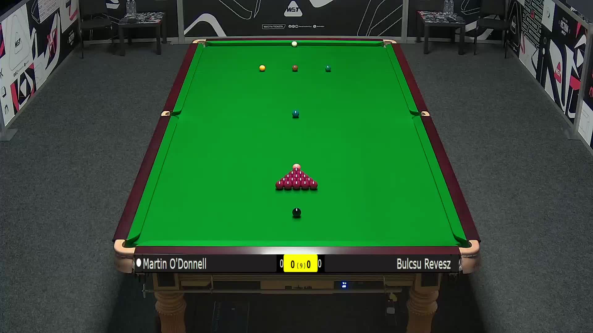 马丁·奥唐奈VS布尔丘·雷韦兹 2025斯诺克世界公开赛资格赛  清流