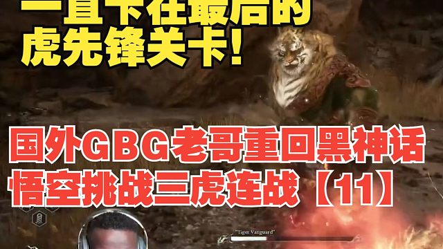 【熟肉】国外GBG老哥重回黑神话悟空挑战三虎连战【11】一直卡在最后的虎先锋关卡！【黑神话悟空反应r