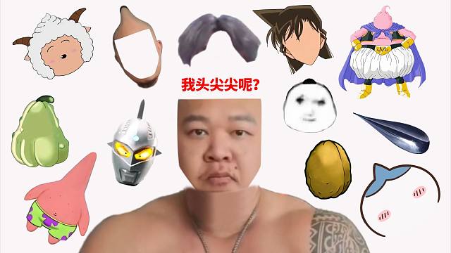 阿诺的头尖尖找不到了，你能帮帮他吗？