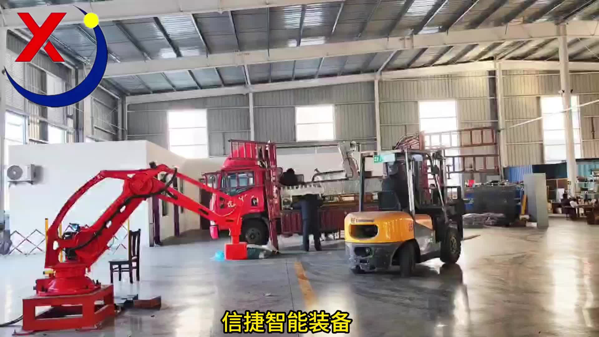 立柱机器人河北邯郸生物科技行业发货，科技助力，生产加速