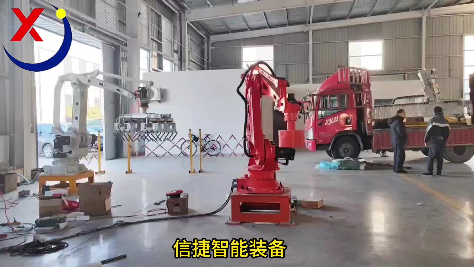 机器不用管理，没有情绪化，运行稳定高效，适应各种环境，全自动建材码垛机器人1