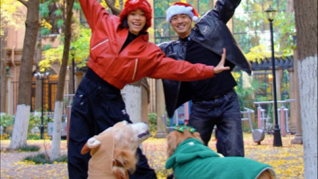 圣诞快乐呀！！！带着狗狗给大家来一段圣诞舞蹈