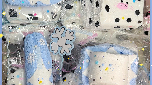 【奶茶の玩具日记】挑战！一次性开箱30个捏捏～!!!