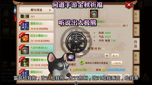 问道手游：金秋祈福 听说出太极熊