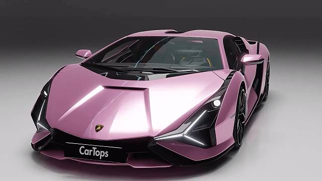 粉色的兰博基尼，你喜欢吗