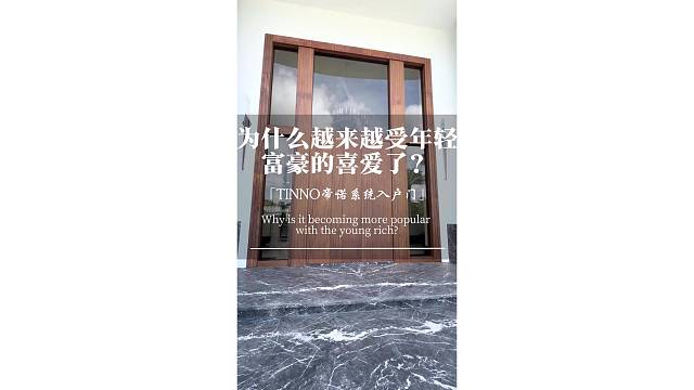 为什么我们TINNO帝诺的偏轴门越来越受年轻富豪的喜爱了？#TINNO帝诺系统入户门 #上海 #系统
