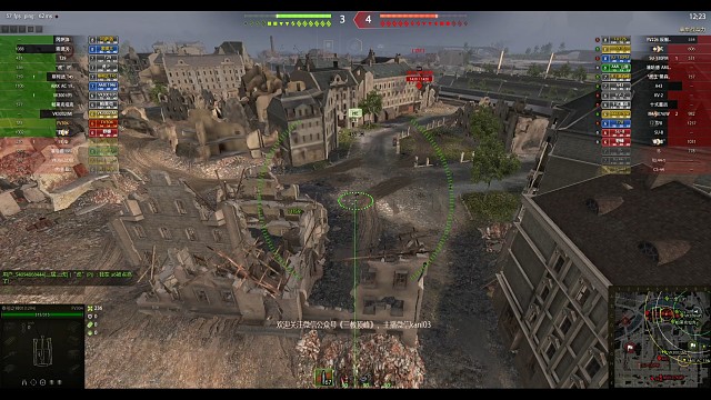 小火炮F304在七级房给重坦挠痒痒