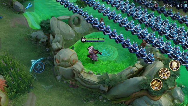 无数兵线困住了英雄，看看谁可以逃出生天。