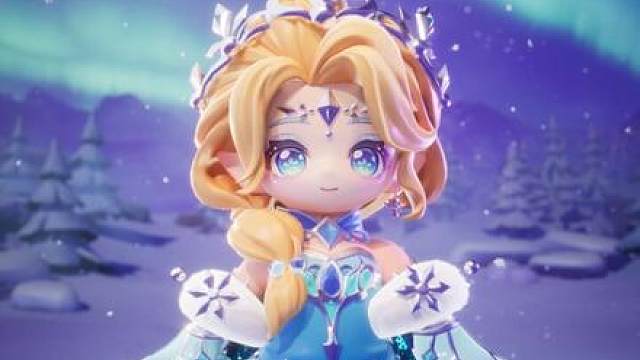 这个冬天，由冰封王国的伙伴们陪你度过！#元梦之星  #元梦之星美食派对  #冰雪精灵妮薇