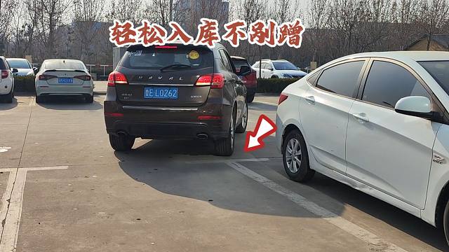 倒车入库时不会观察后视镜，通过观察倒车影像，同样能一把入库