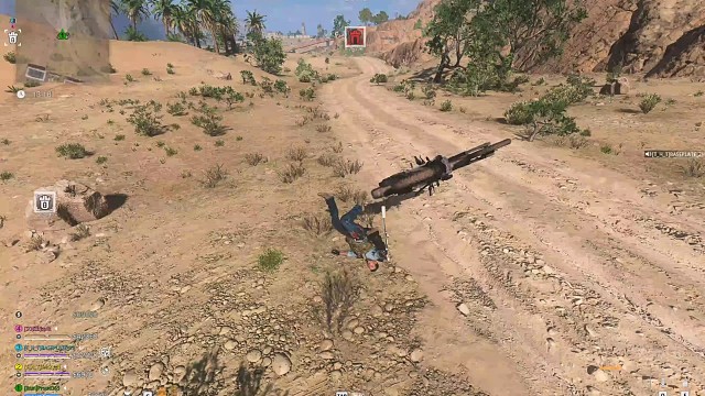 DMZ里骑摩托还能摔倒？