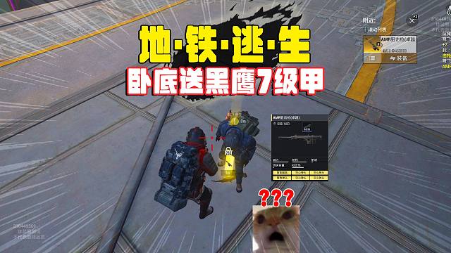 四排不缺搞笑的大哥，欧皇开出金色AMR，他却送金色黑鹰甲？