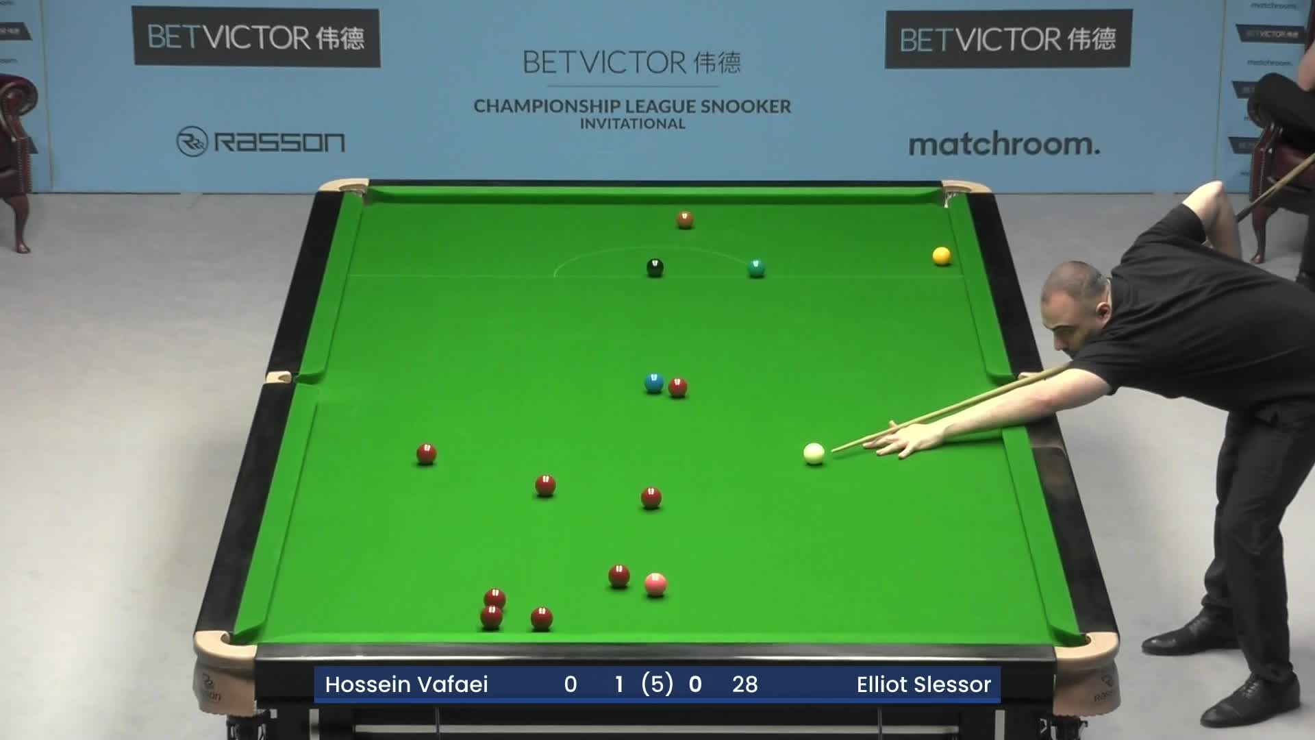 侯赛因·瓦菲VS埃利奥特·斯莱瑟 2025冠军联赛邀请赛 清流