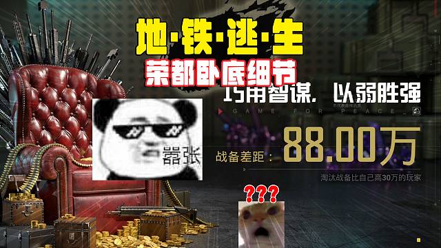 地铁逃生荣都卧底避坑指南，掌握好细节把把都能千万撤离！