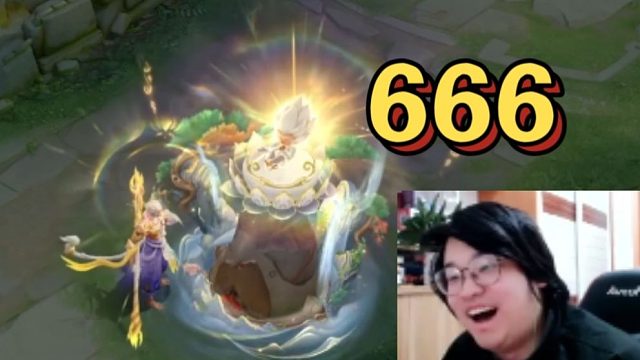 树叶看猴子无双皮肤被震惊到张大嘴巴，结果切到局内特效发现不如cg