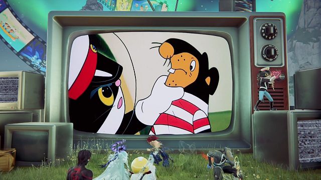 在蓬莱岛看黑猫警长