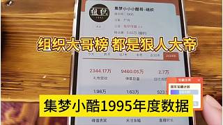 集夢小酷1995年度數(shù)據(jù)，大哥榜都是狠人