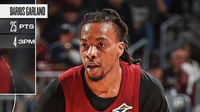 【加兰25分集锦】联盟第一！在今天骑士主场对阵黄蜂比赛，骑士继续高歌猛进，加兰全场14投8中，砍下2