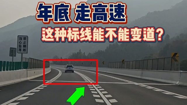 这种鱼骨线能不能变道，新手朋友要明白