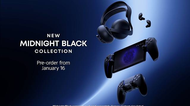4款全新午夜黑版PS5配件发布 含Portal掌机/精英手柄/耳机