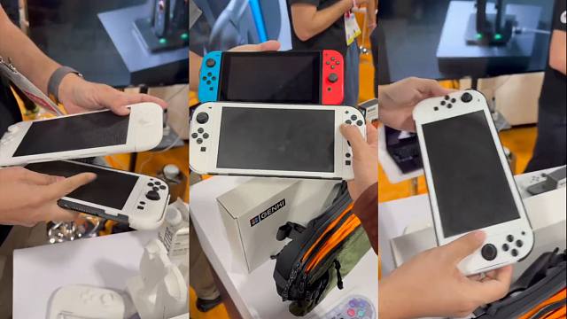 配件商genki展示Switch2样机把玩