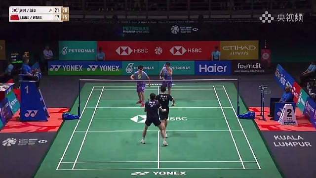 2025年马来西亚公开赛1/8赛，徐承宰/金元浩21-17、21-16梁伟铿/王昶果然如预想的一般不