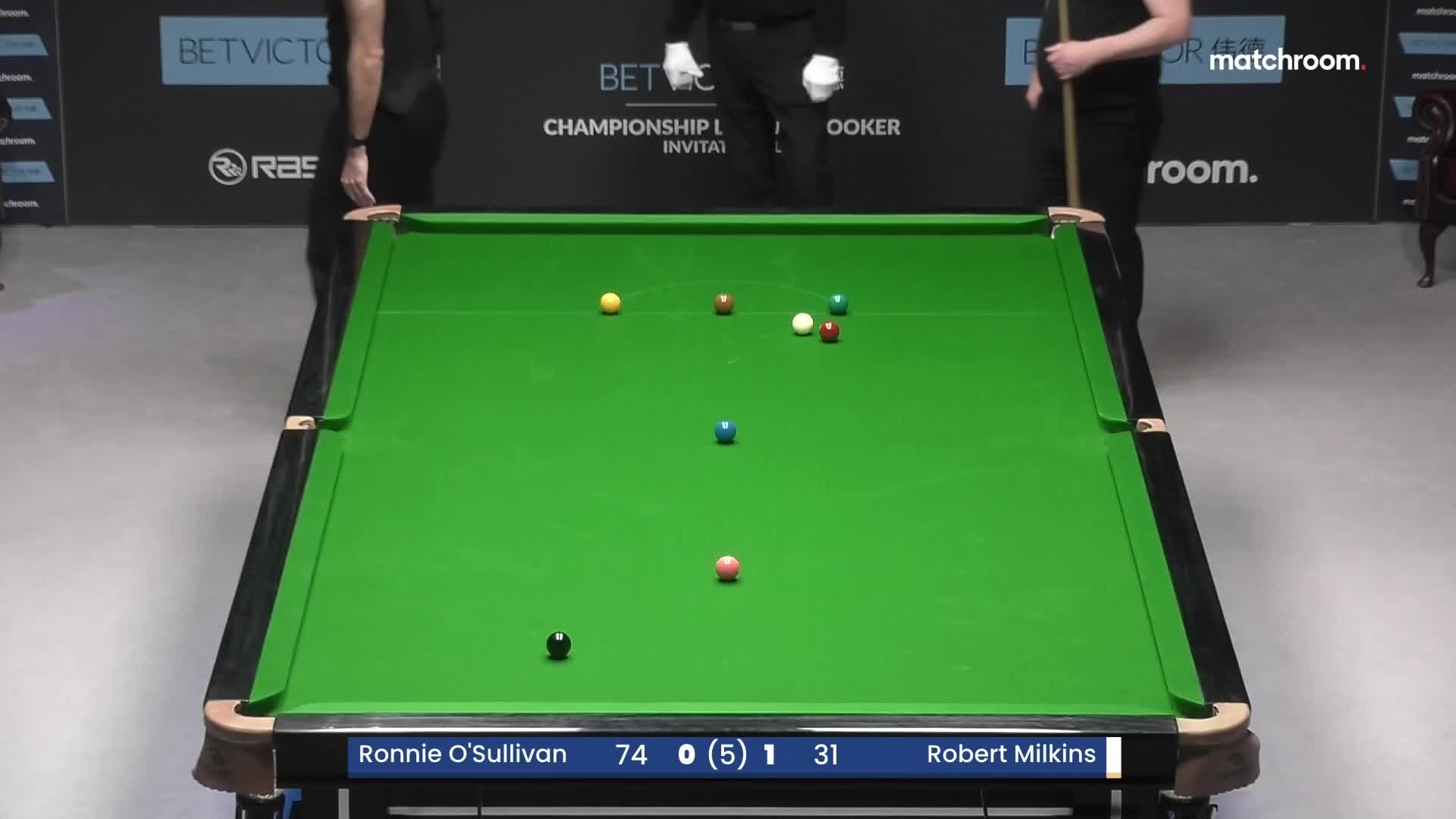 罗尼·奥沙利文 vs 罗伯特·米尔金斯 2025冠军联赛邀请赛 清流