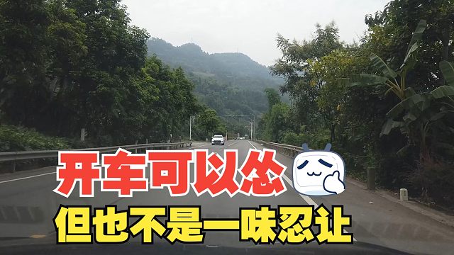 开车可以怂，但也不全是一味忍让，有5种情况要有自己的态度