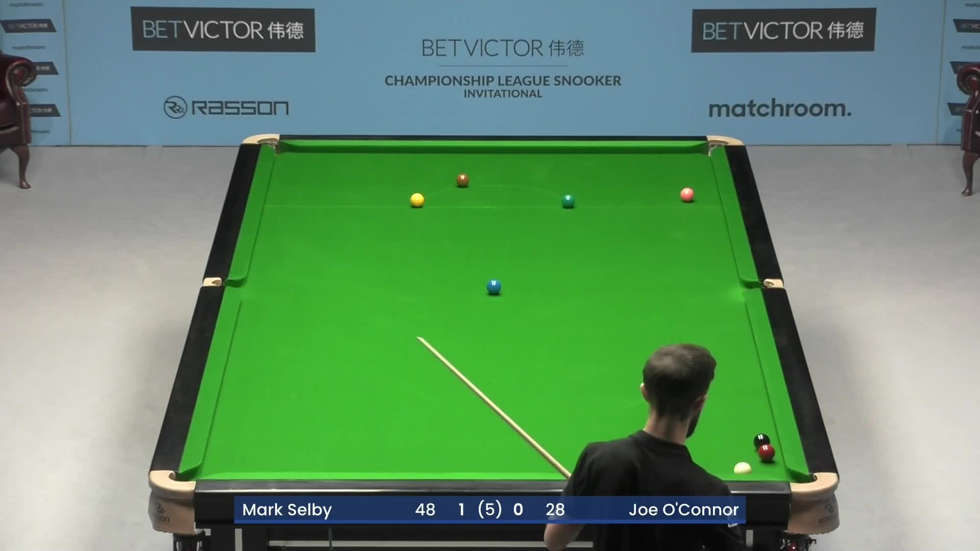 马克·塞尔比vs乔·奥康纳 2025冠军联赛邀请赛 清流