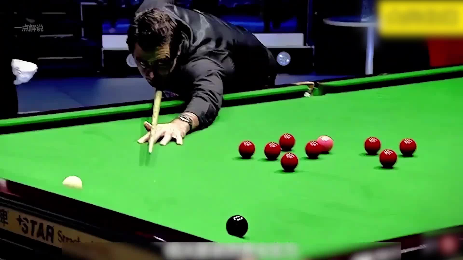 斯诺克女皇只打了一杆，奥沙利文就让她下去喝水去了