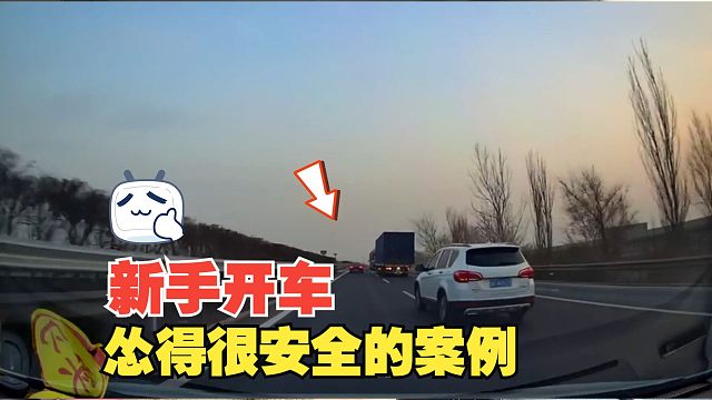 新手开车怂得很安全的案例，能灵活应对，才是安全驾驶的根本