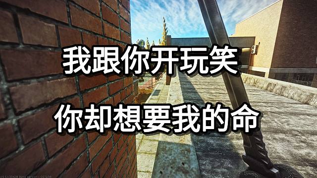 我跟你开玩笑  你却想要我的命