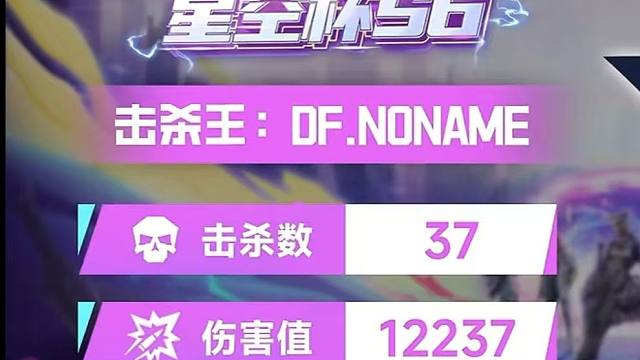 名朝了！DF五把终结比赛拿到冠军，击杀王/冠军奖金全拿【星空杯S6主视角解说】