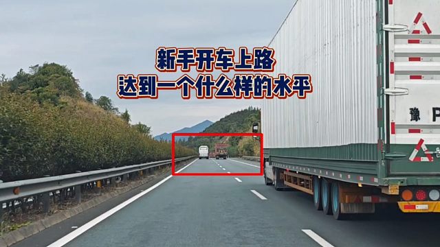 新手上路达到什么样的水平才能上高速？老司机现场讲解、切记！