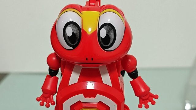 快乐酷宝蛙王酷宝模型玩具来了，补光拍一拍模型 #快乐酷宝 #蛙王酷宝 #童年玩具