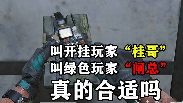 三角洲主播对着开挂玩家叫哥，称呼绿色玩家“闸总”，合适吗？