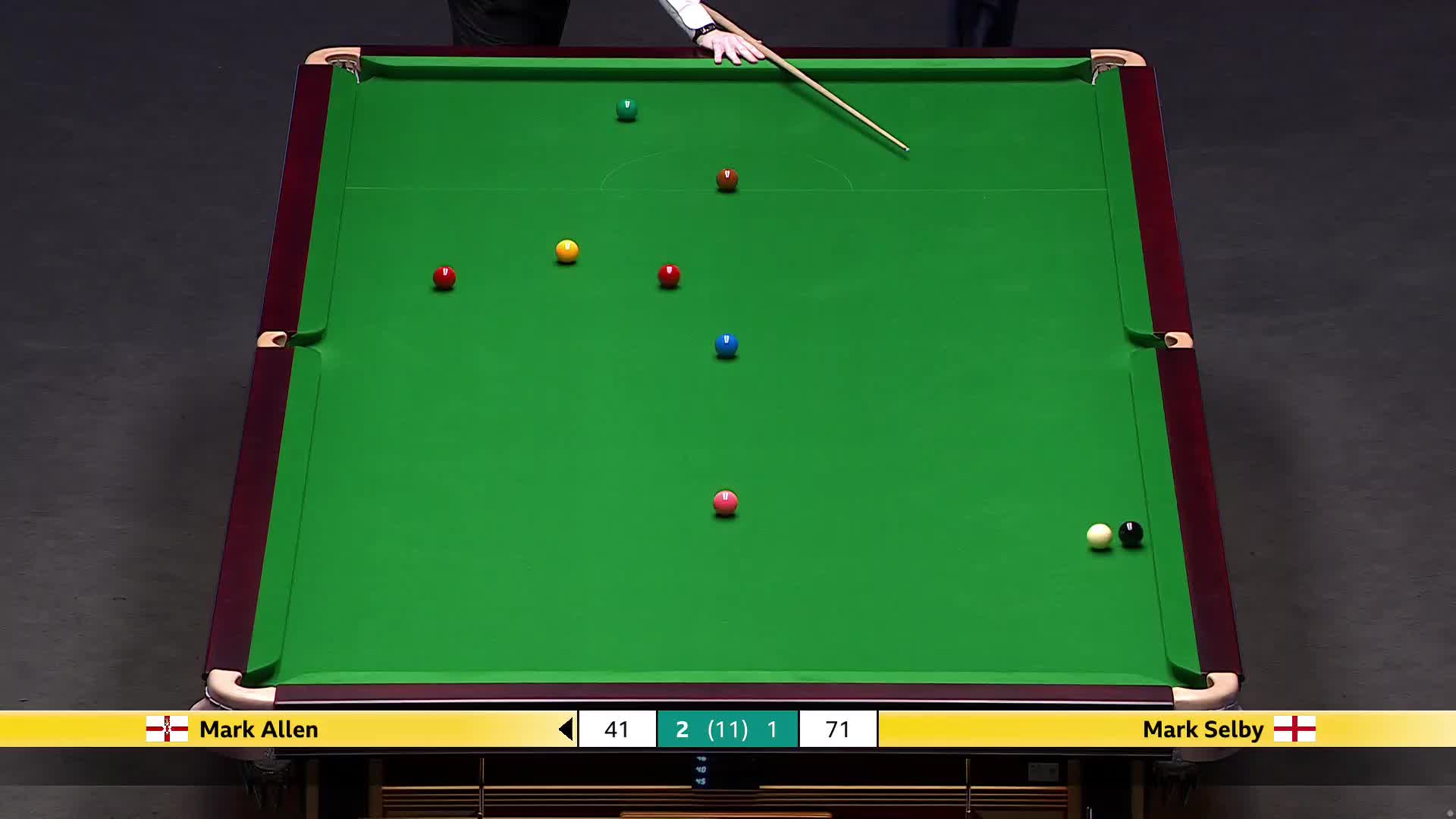 马克·艾伦VS马克·塞尔比 2025斯诺克大师赛 猫儿解说  清流