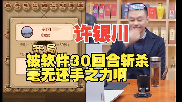 软件急进中兵，30回合斩杀许银川