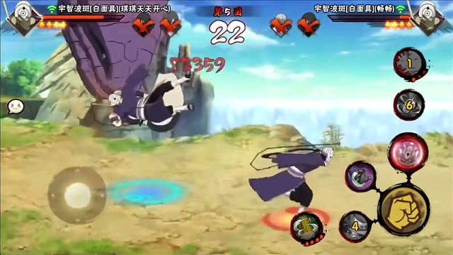 火影忍者手游，游戏精彩游戏。5