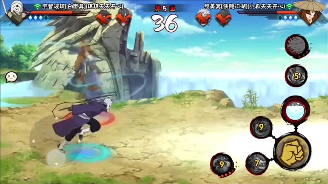 火影忍者手游，游戏精彩分享。。5