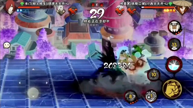 火影忍者手游，游戏精彩分享。。4