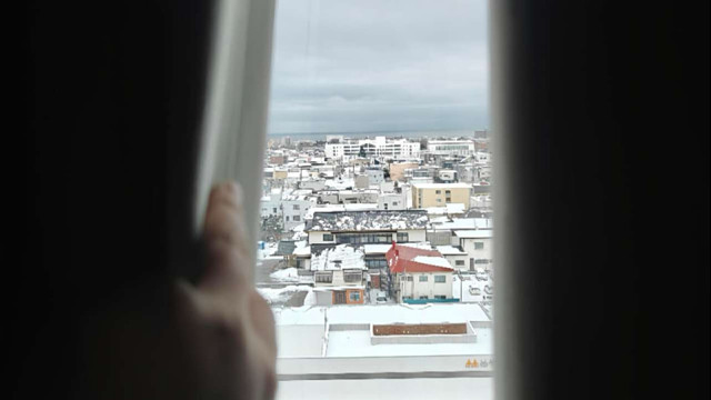 当你在北海道拉开窗帘