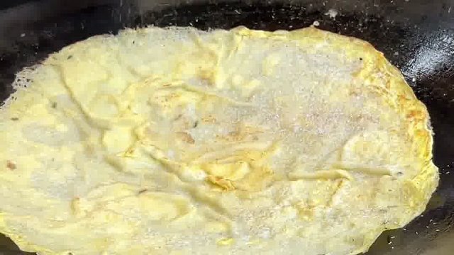 武汉过早美食三鲜豆皮