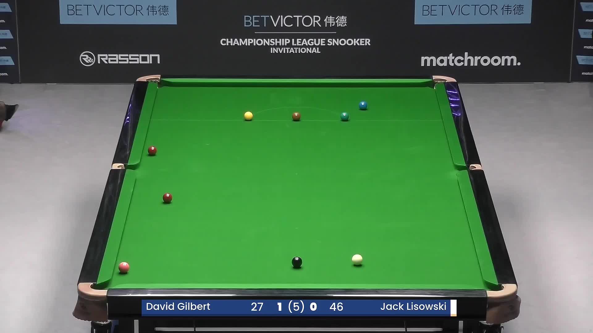 大卫·吉尔伯特vs杰克·利索夫斯基 2025冠军联赛邀请赛 清流