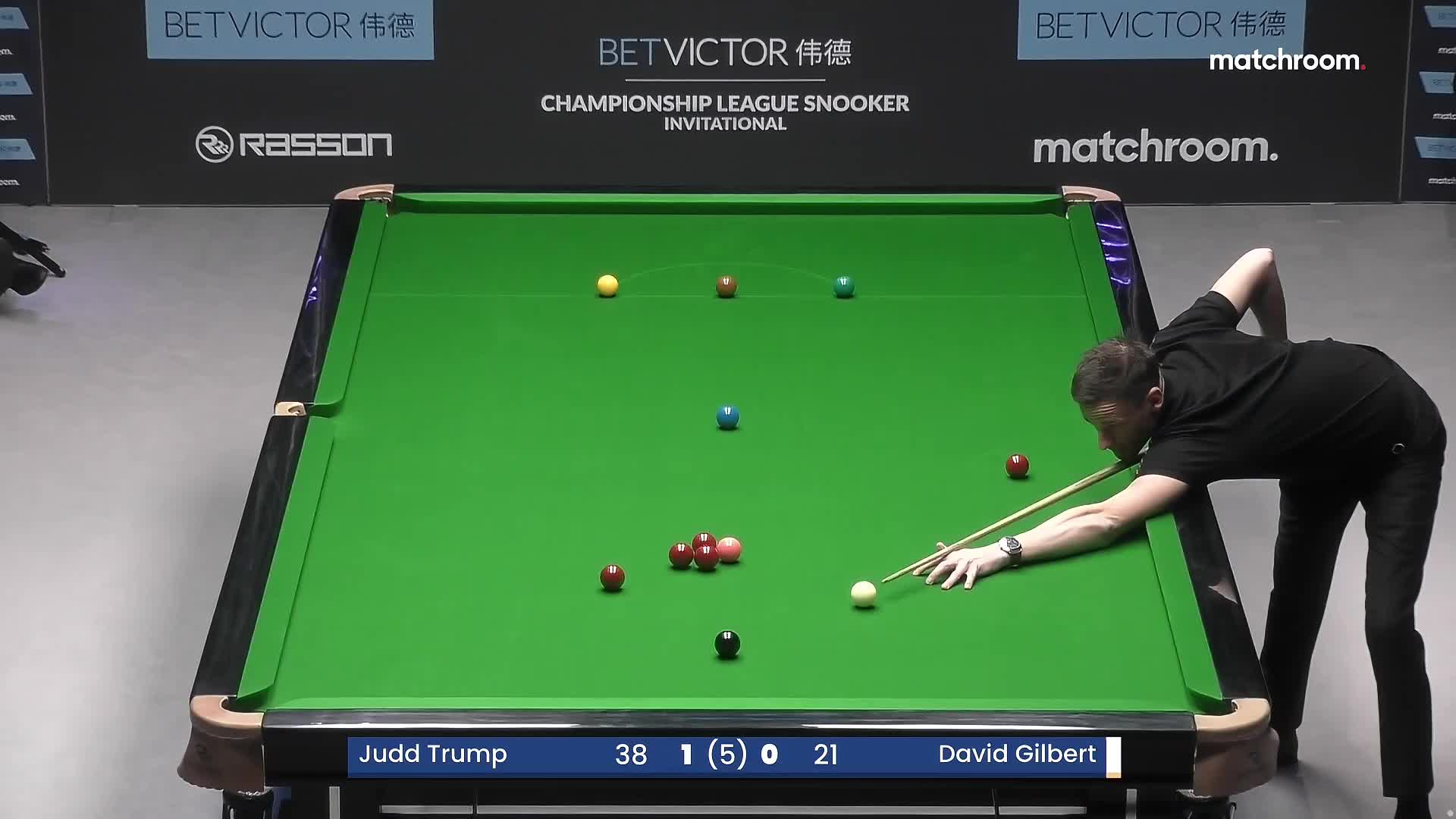 贾德·特鲁姆普vs大卫·吉尔伯特 2025冠军联赛邀请赛 清流