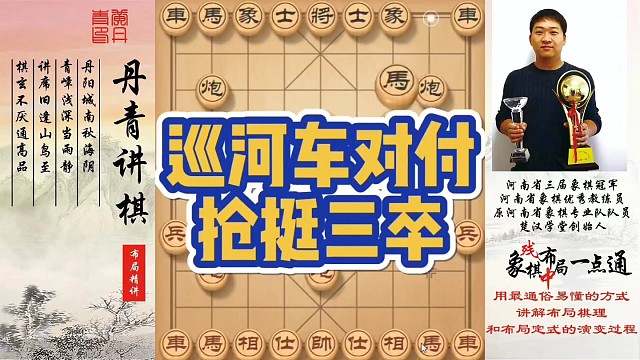 巡河车对付抢挺三卒！如何快速提升象棋水平系统学棋？如何学习布局、中局、残局？少走弯路，真心教棋，带你
