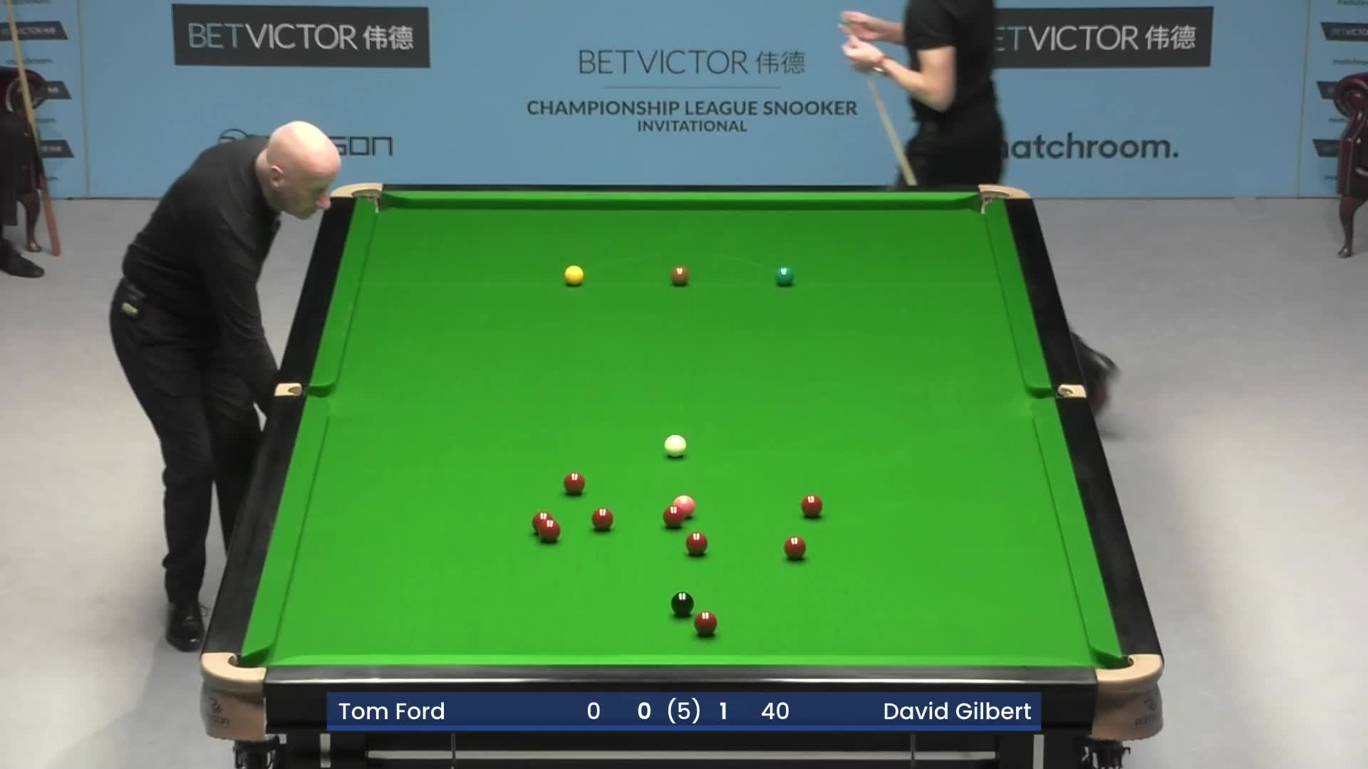 汤姆·福德vs大卫·吉尔伯特2025冠军联赛邀请赛 清流