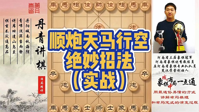 天马行空秘传绝学（实战）！如何快速提升象棋水平系统学棋？如何学习布局、中局、残局？少走弯路，真心教棋