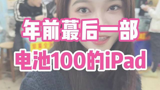 拿一款电池100的iPad