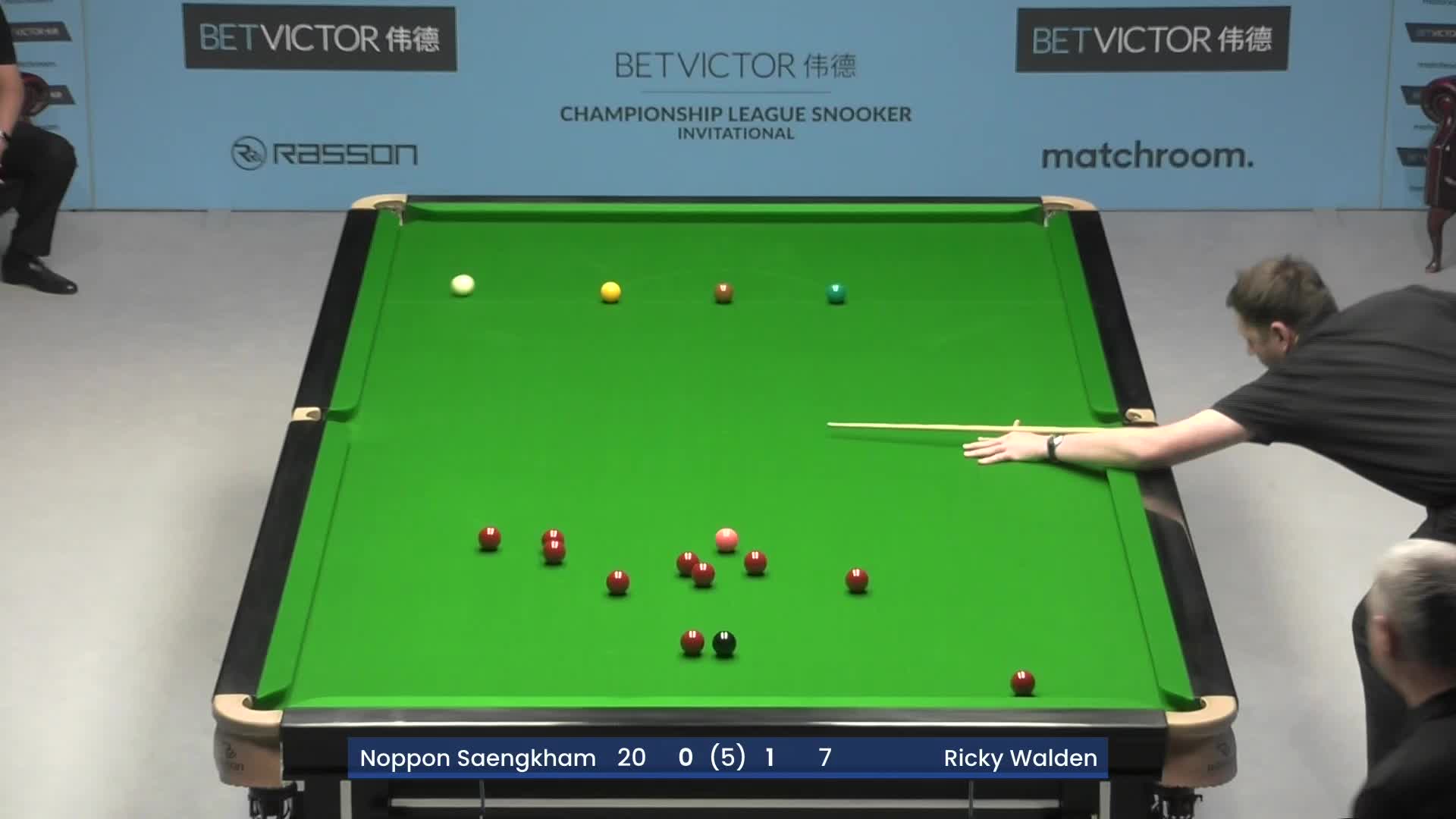 诺鹏·桑卡姆vs里奇·沃顿 2025冠军联赛邀请赛 清流